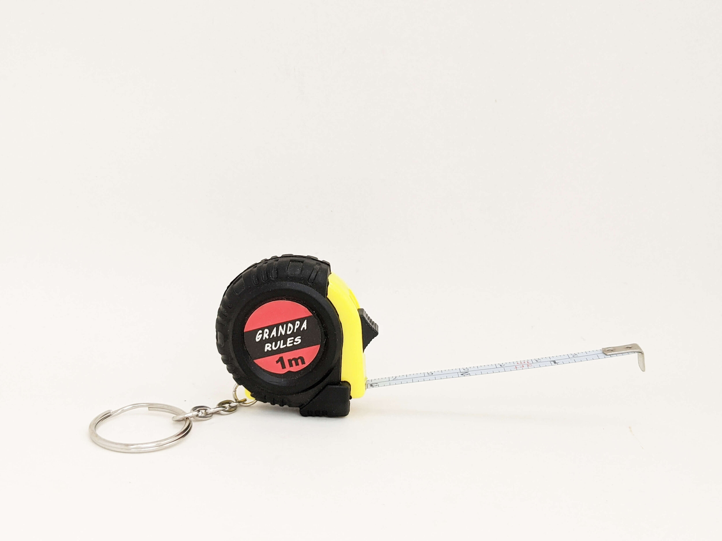 Grandpa Tape Measure Keychain — Frosty's Fair School Holiday Shop